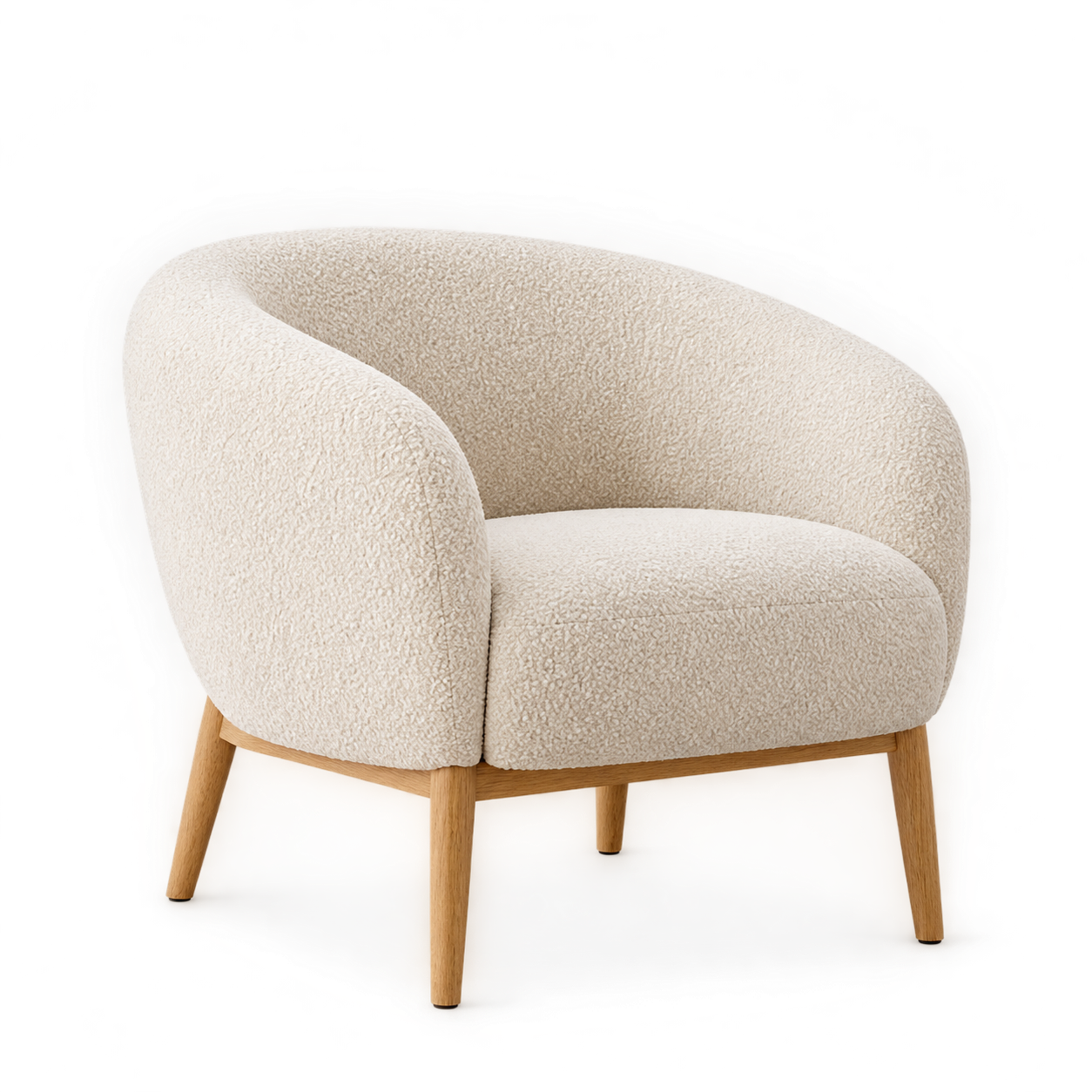 Bouclé Accent Chair